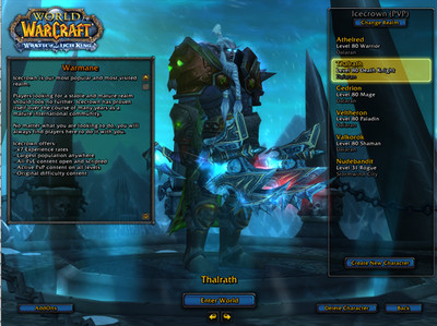 WoW: Wrath of the Lich King (Warmane) Character Bundle (High geared PVP/PVE)