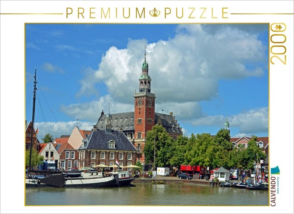 Calvendo Puzzle Rathausturm In Leer 2000 Teile Puzzle Quer | 2000 Teile Lege-Grö-image