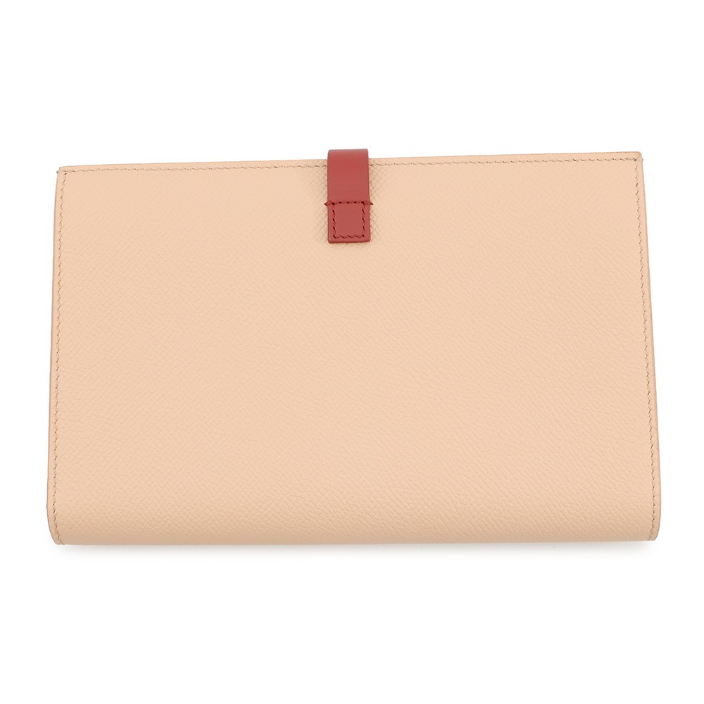 CELINE Large Strap Multifunction Leather Beige/Re… - image 3