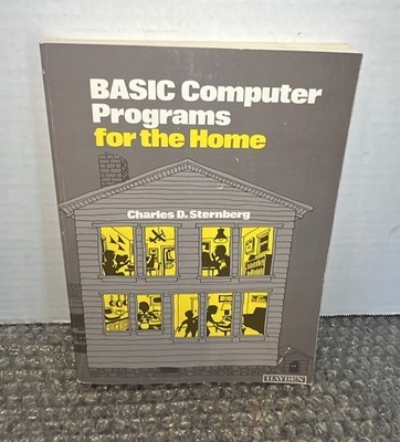 Basic Computer Programs For The Home Charles Sternberg Hayden Books 1980 PB