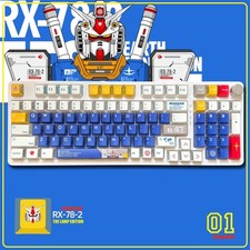 GUNDAM Keycaps Set PBT 143 keys The Lamp Edit...