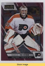 2023-24 O-Pee-Chee Platinum Matte Pink Samuel Ersson #172 READ 13og