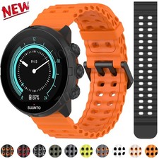 For Suunto 7/9/9 Baro/D5/Race S/Vertical/9 Peak Silicone Writs Watch Strap Band