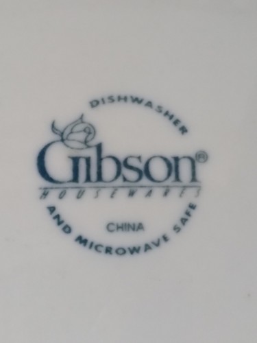 Gibson Imperial White Braid Dinner Plate 10.5'' - Picture 3 of 5
