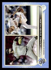 Robert Suarez Steven Wilson 2022 Topps Update Father's Day Blue #/50 #US239 ESE