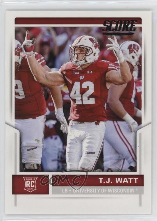 2017 Score Rookies TJ Watt #336 Rookie RC
