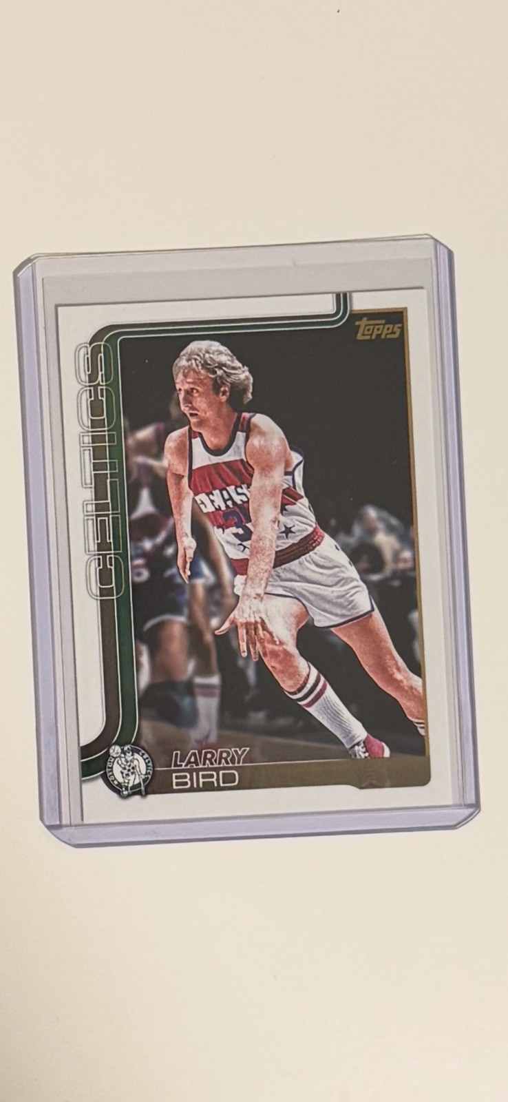 2025-26 Topps Larry Bird Golden Mirror Image Variation #257 Celtics SSP