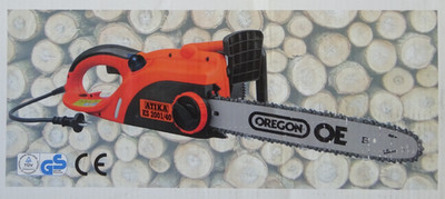 ATIKA Elektro Kettensäge Motorsäge Elektrosäge 400 mm / 2000 Watt - KS2001/40