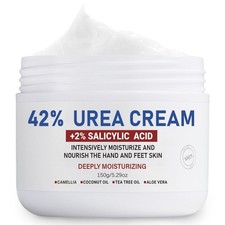 Urea Cream 42 plus Salicylic Acid 2 Net 5.29 Oz for Dry Cracked Feet,Heels,...