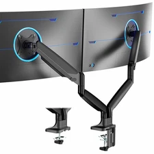 VIVO Dual Ultrawide 40" Computer Monitor Desk Mount with Pneumatic Spring Arms