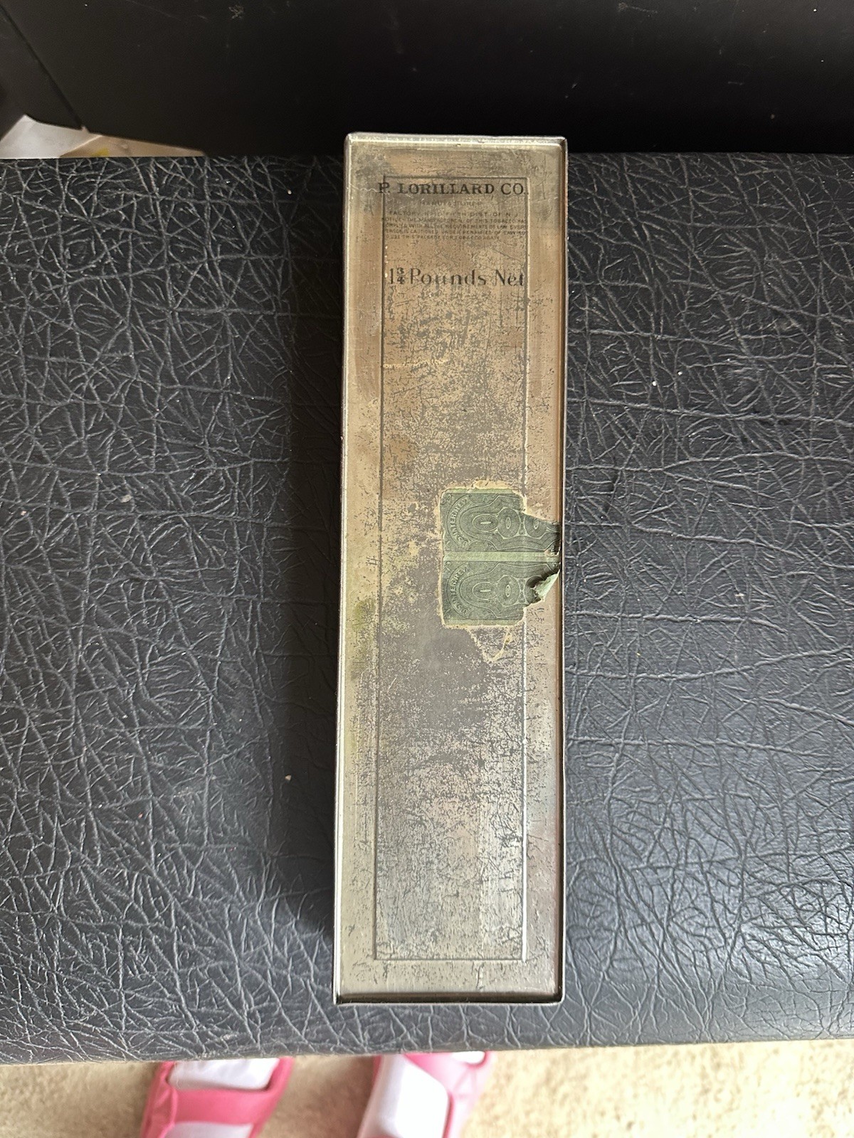 Vintage Climax Thin Plugs Tin Chewing Tobacco Store Display 1910 P Lorillard Co