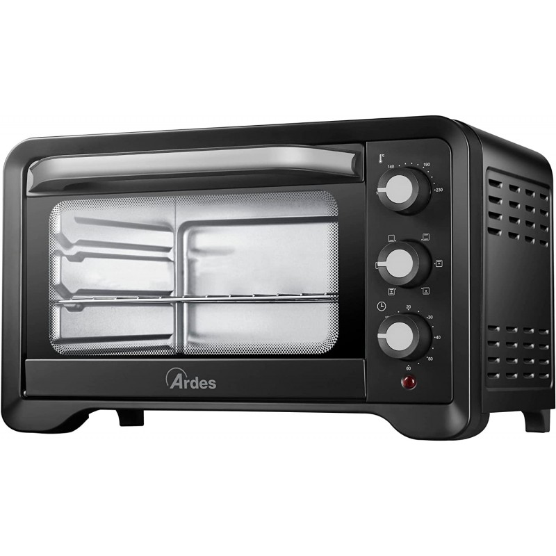 Fornetto Elettrico Ardes AR6222PB Magnus 20L Nero - Cottura Perfetta