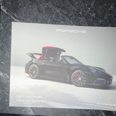 Porsche San Luis Obispo Dealer Advertising Brochure - Automobiles, Convertible