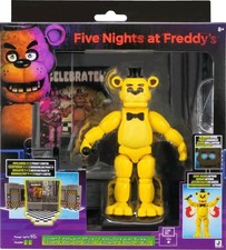 Five Nights At Freddy's Golden Office Set Golden Freddy Con Oficina Nuevo 5"