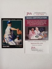 David Wells Toronto Blue Jays Signed 1993 Pinnacle Card #114 JSA -#