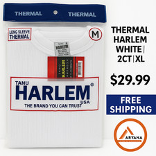 THERMAL HARLEM WHITE  WINTER 2CT  Size XL   Only 29.99  FREE SHIPPING