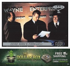 1995 Fleer Batman Forever #49 Dead Man's Farewell