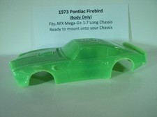 HO scale Slot Car Resin Body Sub-Lime 1973 Pontiac Firebird Fits AFX Mega-G 1.7
