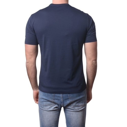 Maglietta Blauer Ernst T-Shirt Uomo 100% Cotone Blu - Imagen 2 de 4