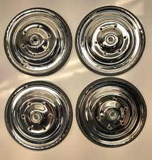 Murray Reproduction 7 1/2" Chrome Pedal Car Wheel Set of 4 Blemished