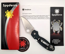 🔥🟢Spyderco Para 3 SPRINT, Forest Green DIAMOND ARC G10, CPM-S45VN, BRAND NEW!