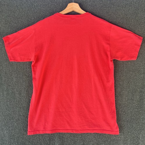 Vintage Russell Single Stitch T Shirt Adult Medium Tri City Bulldogs Red USA - Picture 3 of 10