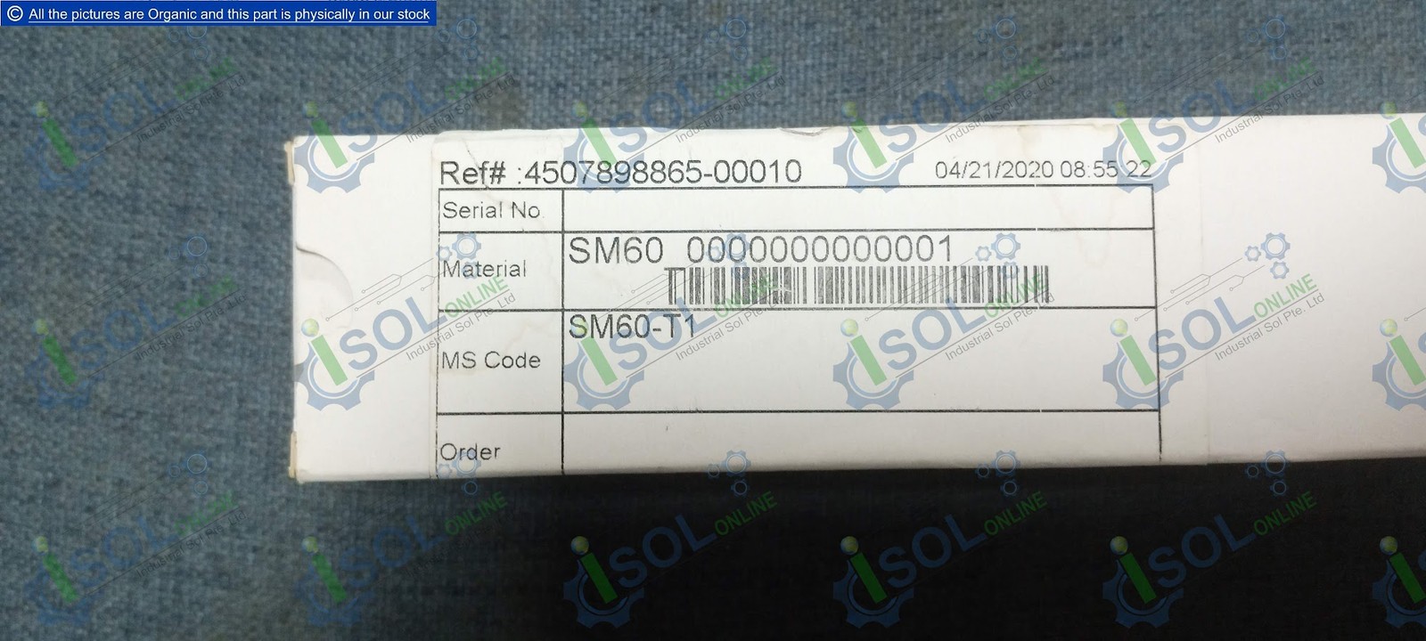 Yokogawa SM60-T1 pH/ORP Electrode Sensor 10 Bar -20°C to 150°C