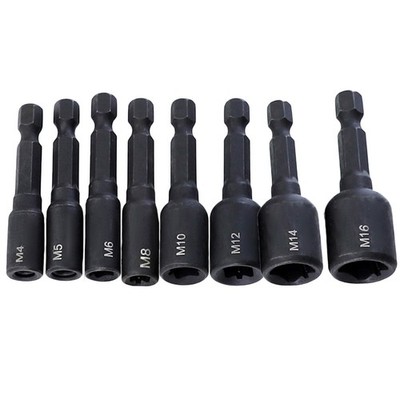 M6-M14 Firmer Screw Tap Socket Adapter Holder Extension Bar 1/4 Inch Hex Shank