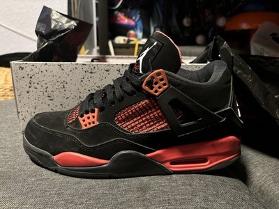 Jordan Air Jordan 4 Retro Red Thunder Black Red Mid Top Sneakers CT8527-016