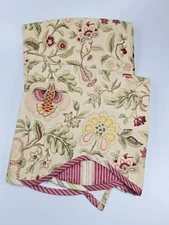 Waverly Imperial Dress Jacqueline Rod Pocket Curtain Valance Antique 50x19 Set 2