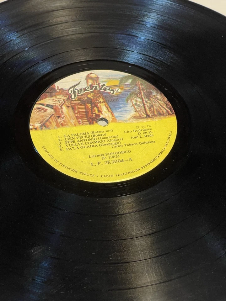 Sexteto Juventud ‎– La Paloma - Salsa Guaguanco - Fuentes Colombia NM - Image 4 of 4