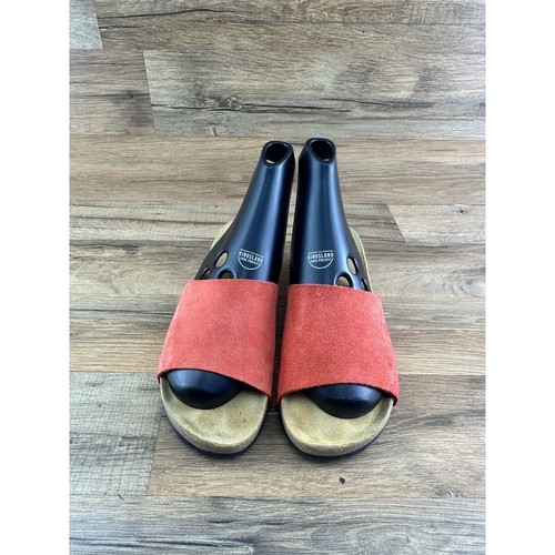 Neu A. Giannetti Schuhe 7 Mirta Orange Leder Komfort Slide Made in Italy - Bild 2 von 8