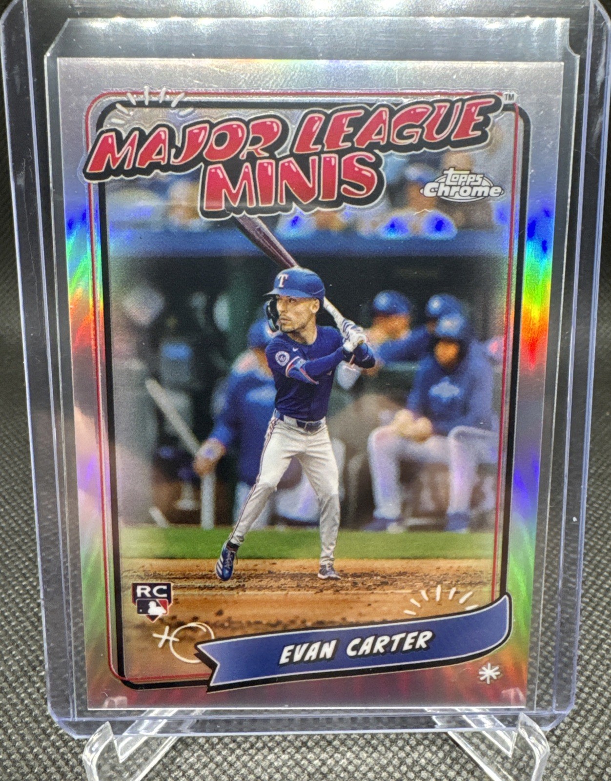 2024 Topps Chrome Update Series - Major League Minis Evan Carter #MM-10 (RC)