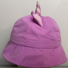 Lindo sombrero cubo unicornio rosa niños jóvenes fantasía disfraz sol gorra cuerno orejas