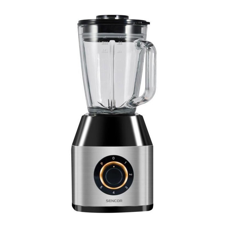 Blender Sencor SBL 4872BK avec lames en acier et bol en verre
