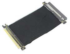 PCIE Express X16 Riser Extend Card High Speed Flex Cable 10cm 180Degree