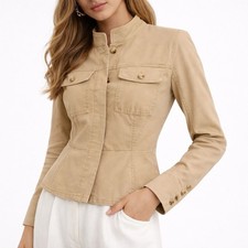 CABI Canvas Camp Utility Jacket. Size Small