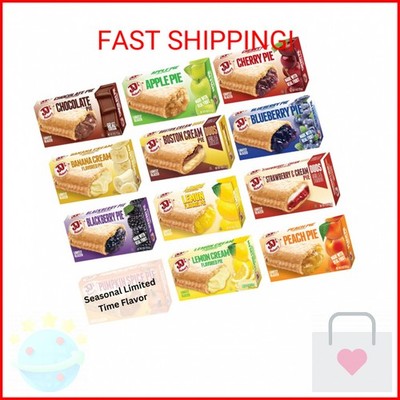 JJ's Bakery Snack Pie Variety Pack   Fresh Baked Fruit Pies Apple, Cherry, Choco