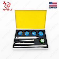 New Carbide Tipped Valve Seat Cutter 5 Pcs Set For Vintage Modern Car Bikes New Carbide Tipped Valve Seat Cutter 5 Pcs Set For Vintage Modern Car Bikes