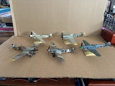 Set Of 5 172 Bf-109 Built Model Planes Luftwaffe Wwii Me-109 Set Of 5 172 Bf-109 Built Model Planes Luftwaffe Wwii Me-109