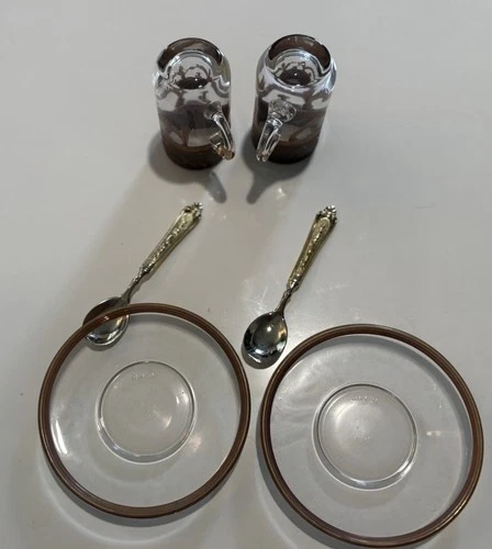 Arte Italica Vetro Cup, Saucer & Spoon