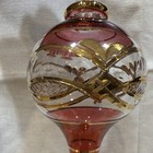 Egyptian Accents vintage Hand Blown Glass Hanging Christmas Baubles, Set of 3 — photo 7