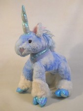 Animal Alley, Toys R Us plush Unicorn iridescent horn, hooves, collar  2000