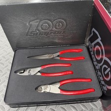 Snap-On Limited Edition 100th Anniversary Pliers Set w/ Case 97ACF 47ACF 87ACF