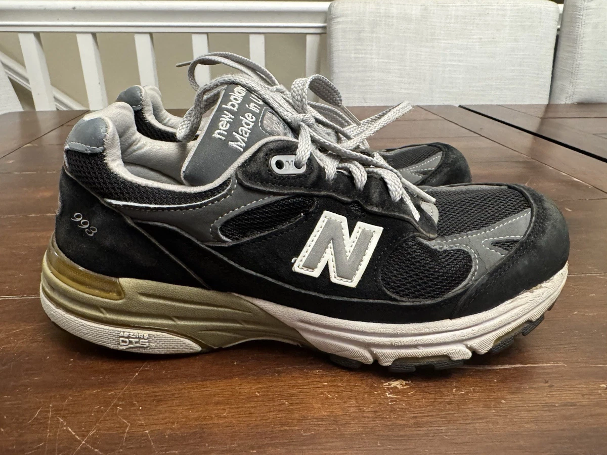 New Balance 993 Made In USA Black Grey W for sale | eBay