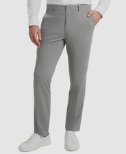 Kenneth Cole Reaction Men's Gray Slim-Fit Techni-Cole Suit Pants Size 32W 34L