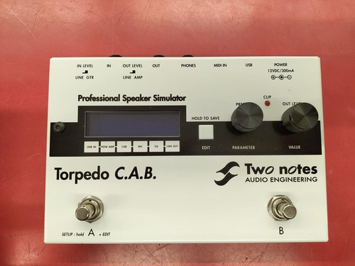TWO NOTES TORPEDO C.A.B Speaker Simulator for Guitar Amp Head and Cab
