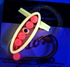 **NEW** SALMON FISHING LURES NOTHING ELSE LIKE THESE 2 GLOW PINK HALO SPINNERS!