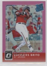 2016 Panini Donruss Optic Rated Rookies Pink Socrates Brito #58 1f0
