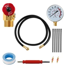 12Pc Air Tank Repair Kit, SUNROAD Air Tank Hose Assembly Kit Come with Pressu...